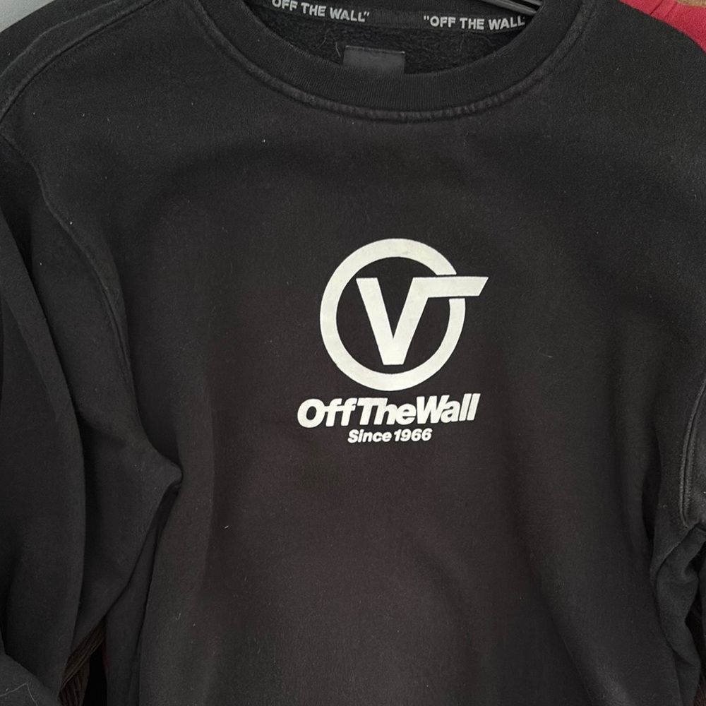 Off The Wall Black Sweatshirt